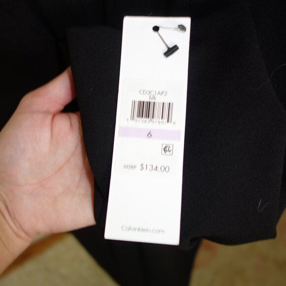 Elon Musk Pin Blazer - Women`s Version Dress - Calvin Klein- size 6 - NEW - Picture 12 of 16